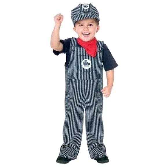 Fun World Other - Fun World Train Engineer Costume Samll 24 Months - 2T Kids Halloween Fancy Dress